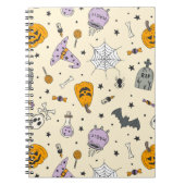 Cute Halloween Pattern Notitieboek (Voorkant)