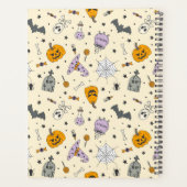 Cute Halloween Pattern Planner (Achterkant)
