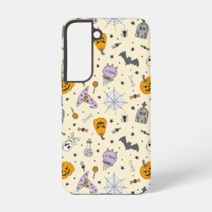 Cute Halloween Pattern Samsung Galaxy Hoesje