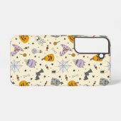 Cute Halloween Pattern Samsung Galaxy Hoesje (Achterkant horizontaal)
