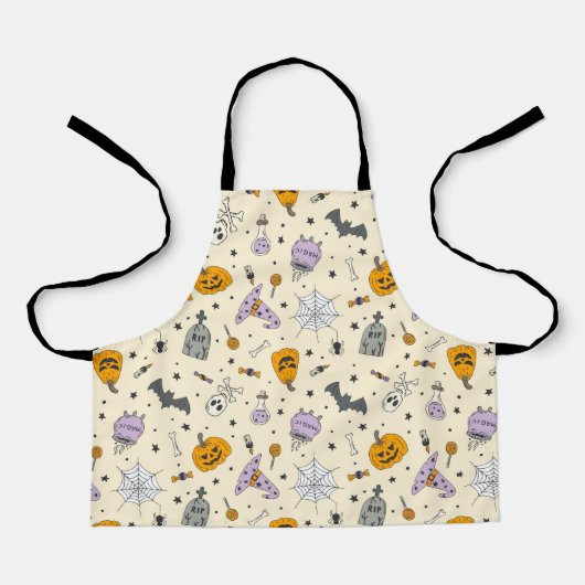 Cute Halloween Pattern Schort (Voorkant)