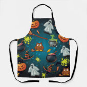 Cute Halloween Pattern Schort (Voorkant)