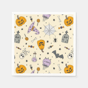 Cute Halloween Pattern Servet