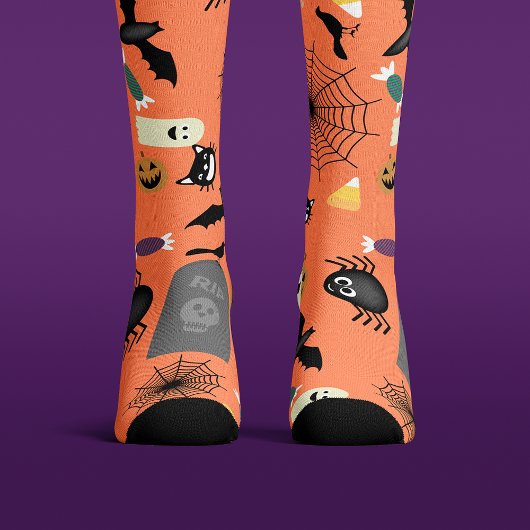 Cute Halloween Pattern Sokken