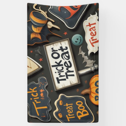 Cute Halloween Pattern Spandoek (Verticaal)