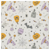 Cute Halloween Pattern Stof (Close Up)