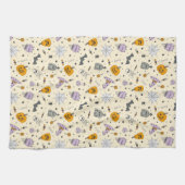 Cute Halloween Pattern Theedoek (Horizontaal)