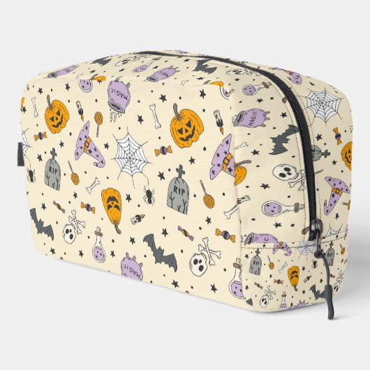 Cute Halloween Pattern Toilettasje (Rechterhoek)