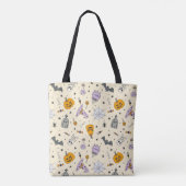 Cute Halloween Pattern Tote Bag (Achterkant)