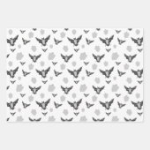 Cute Halloween Pattern Wrapping Paper Sheet Sets. (Voorkant 2)