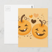 Cute Halloween pomkin baby gezichten Briefkaart (Voorkant / Achterkant)