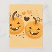 Cute Halloween pomkin baby gezichten Briefkaart (Voorkant)