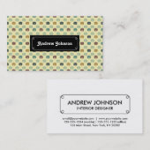 Cute Halloween pomkins-patroon Visitekaartje (Voorkant / Achterkant)