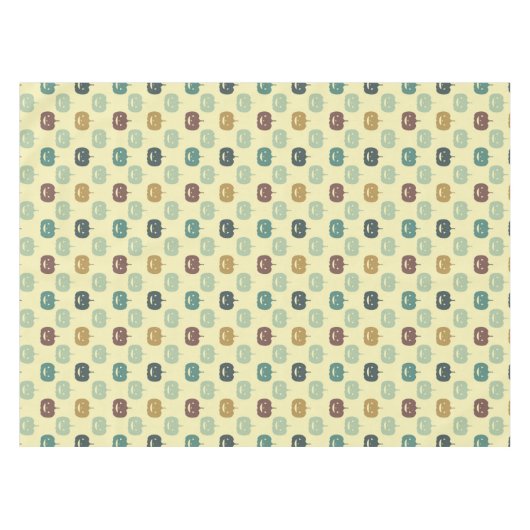 Cute Halloween pomkins Tafelkleed (Voorkant (Horizontaal))