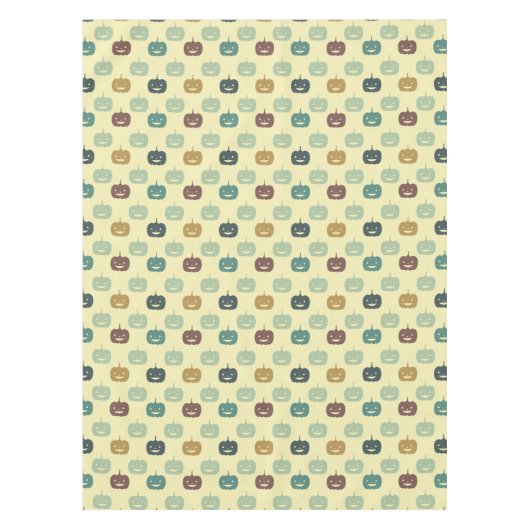 Cute Halloween pomkins Tafelkleed (Voorkant)