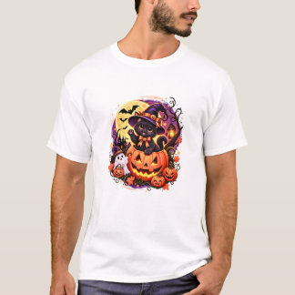 Cute Halloween Pompoen Griezelige Shirt