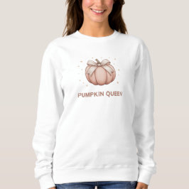 Cute Halloween pompoen met strik Trui