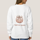 Cute Halloween pompoen met strik Trui (Achterkant)