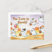 Cute Halloween Postcard