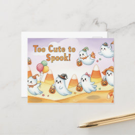 Cute Halloween Postcard Briefkaart