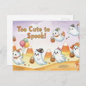 Cute Halloween Postcard Briefkaart (Voorkant / Achterkant)