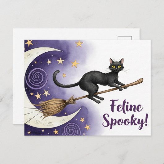 Cute Halloween Postcard Briefkaart (Voorkant / Achterkant)