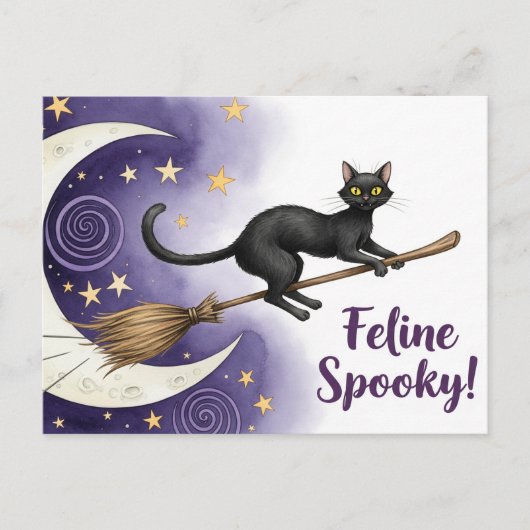 Cute Halloween Postcard Briefkaart (Voorkant)