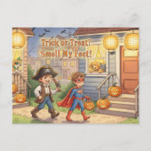 Cute Halloween Postcard Briefkaart (Voorkant)