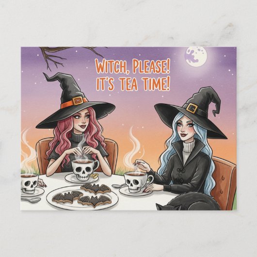 Cute Halloween Postcard Briefkaart (Voorkant)
