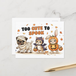 Cute Halloween Postcard Briefkaart
