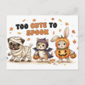 Cute Halloween Postcard Briefkaart (Voorkant)