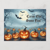 Cute Halloween Postcard Briefkaart (Voorkant)