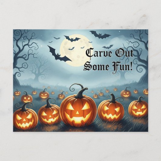 Cute Halloween Postcard Briefkaart (Voorkant)