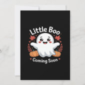 Cute Halloween Pregnancy Announcement Feestdagenkaart (Voorkant)