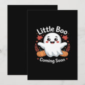 Cute Halloween Pregnancy Announcement Feestdagenkaart (Voorkant / Achterkant)