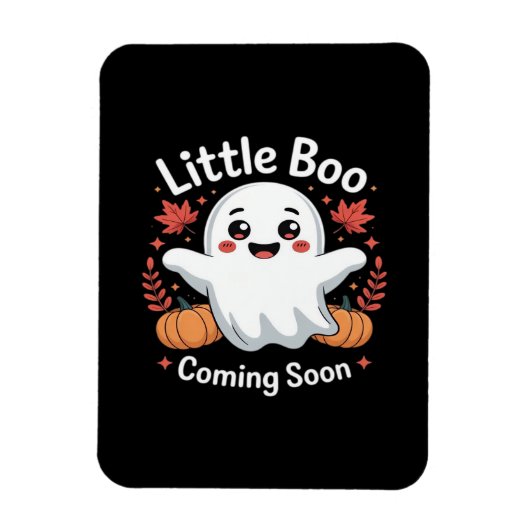 Cute Halloween Pregnancy Announcement Magneet (Verticaal)
