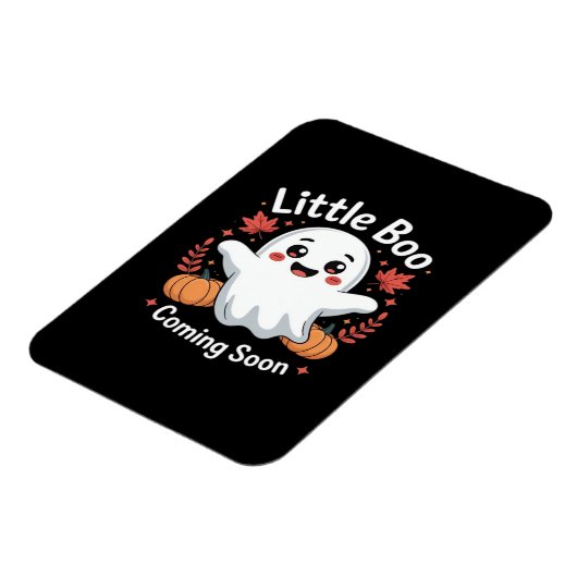 Cute Halloween Pregnancy Announcement Magneet (Linkerzijde)