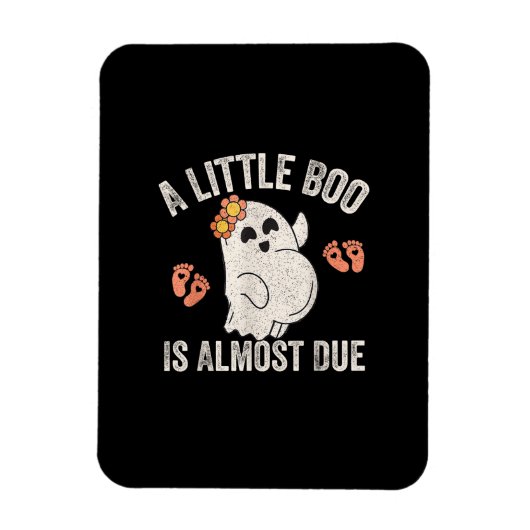 Cute Halloween Pregnancy Announcement Magneet (Verticaal)