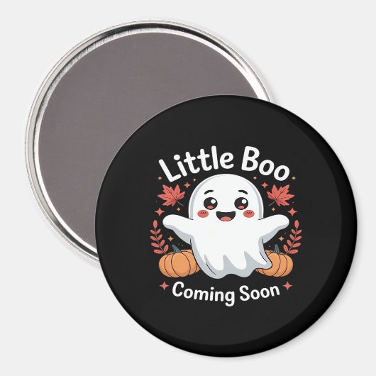 Cute Halloween Pregnancy Announcement Magneet (Voorkant / Achterkant)