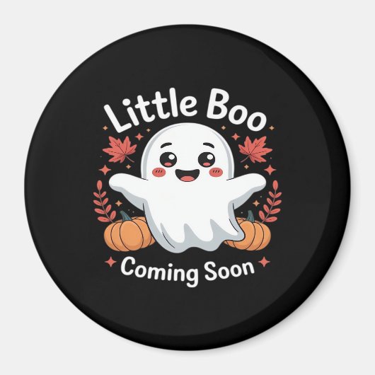 Cute Halloween Pregnancy Announcement Magneet (Voorkant)