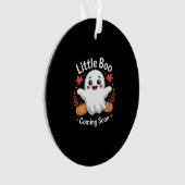Cute Halloween Pregnancy Announcement Ornament (voorkant)