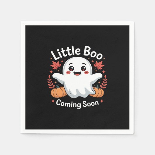 Cute Halloween Pregnancy Announcement Servet (Voorkant)