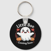 Cute Halloween Pregnancy Announcement Sleutelhanger (Voorkant)