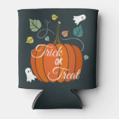 Cute Halloween Pumpkin and Ghosts Trick or Treat  Blikjeskoeler (Voorkant)