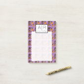 Cute Halloween Pumpkin Confetti Post-it® Notes (Op bureau)