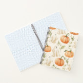 Cute Halloween Pumpkin Ghost Notitieboek (Binnen)