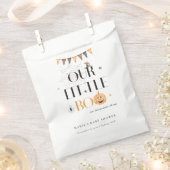 Cute Halloween Pumpkin Little Boo Baby shower Bedankzakje (Geknipt)