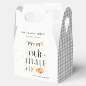 Cute Halloween Pumpkin Little Boo Kids Birthday Bedankdoosjes (Geopend)