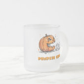 Cute Halloween Pumpkin Matglas Koffiemok (Voorkant rechts)