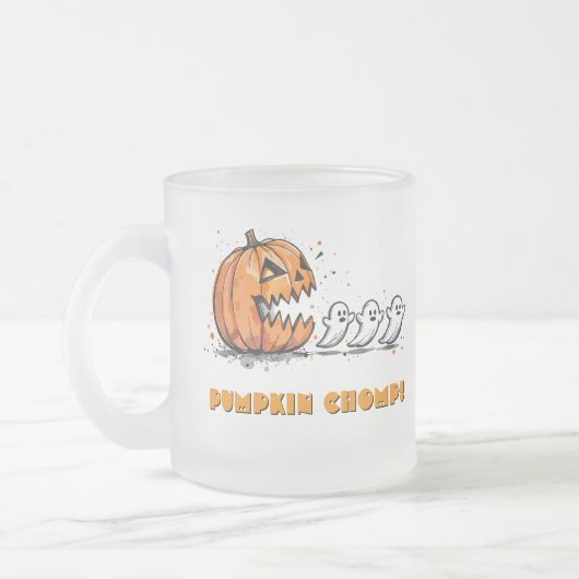 Cute Halloween Pumpkin Matglas Koffiemok (Links)